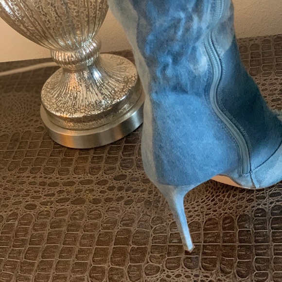 COPY - Knee high open toe boots - Picture 2 of 10